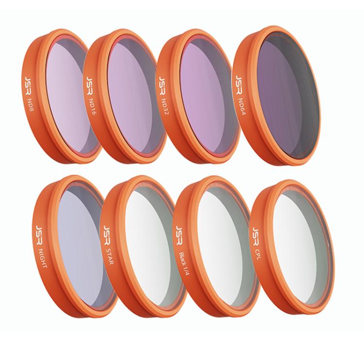 For DJI Osmo Action 6 JSR KO Series Camera Lens Filter — 6 in 1 ND8-64 UV CPL