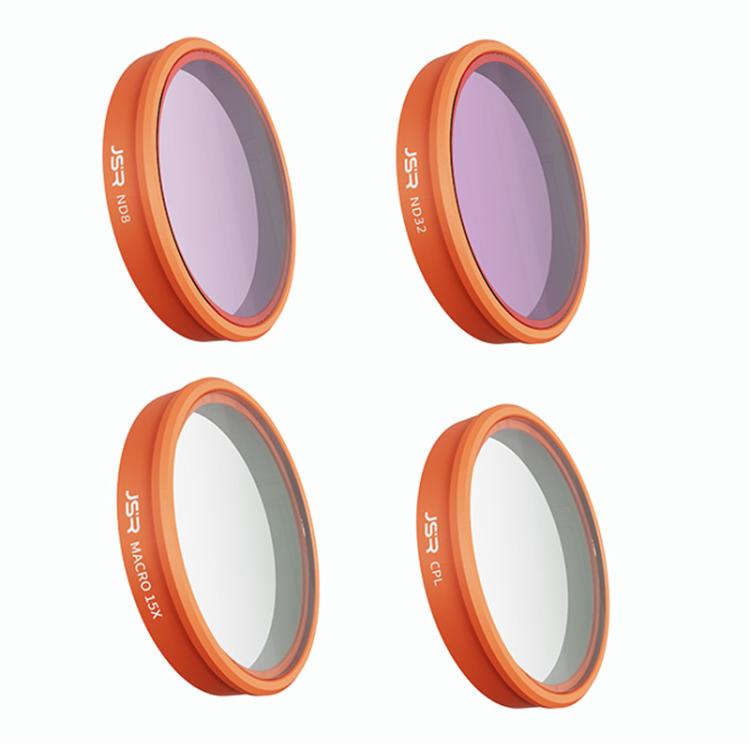 For DJI Osmo Action 6 JSR KO Series Camera Lens Filter — 4 in 1 Black Mist CPL ND