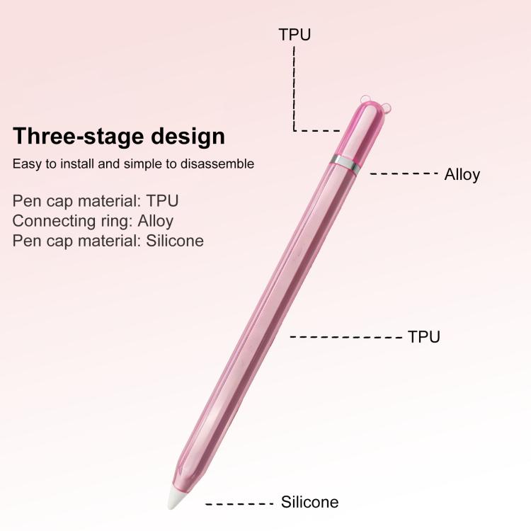 Big Bear Transparent TPU Silicone Stylus Pen Protective Case