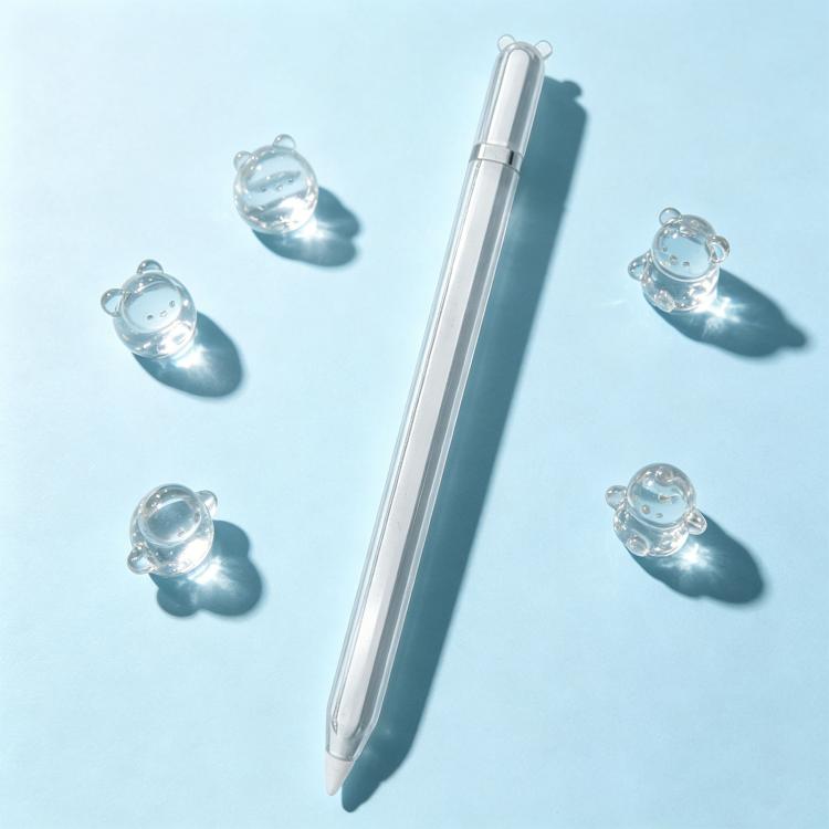 Big Bear Transparent TPU Silicone Stylus Pen Protective Case