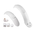 Electric Scooter Front and Rear Mudguards with Hooks and White Screw Plugs