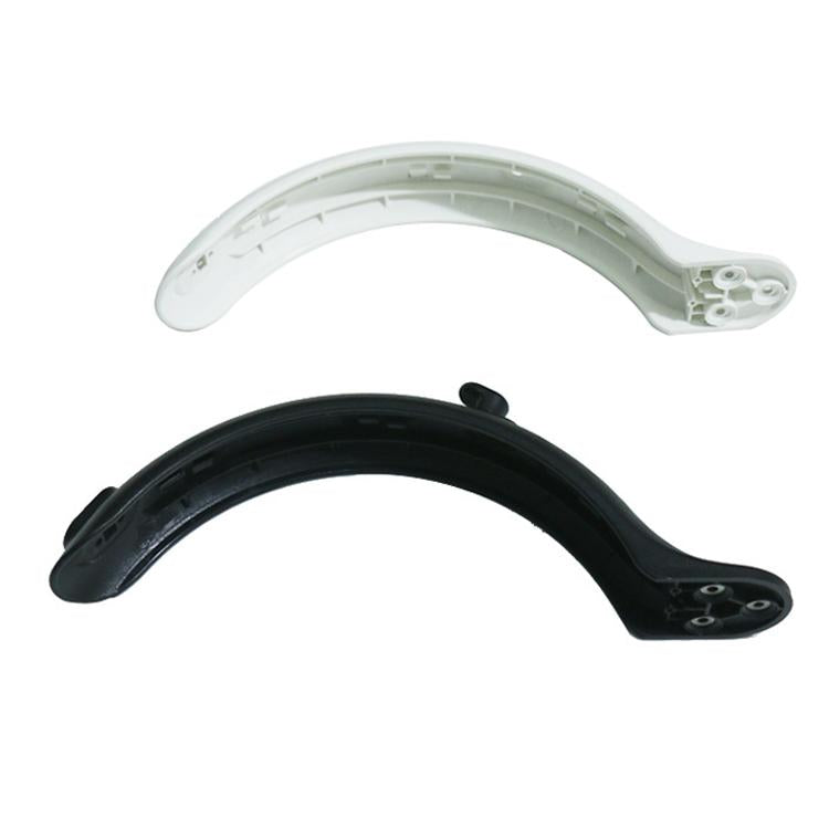 Electric Scooter Front and Rear Mudguards with Hooks and White Screw Plugs