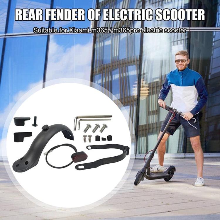 Electric Scooter Rear Fender with Hook Screw Tool
