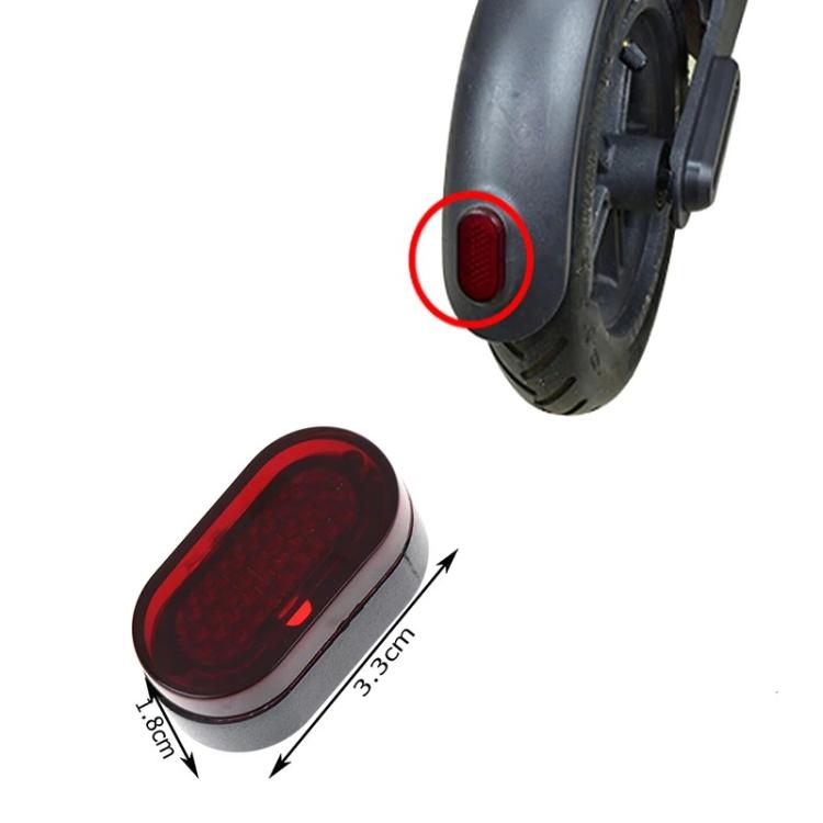 Electric Scooter Rear Fender Light Cover with Screws