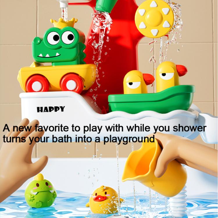 Baby Bath Water Play Shower Duck Interactive Toy Set