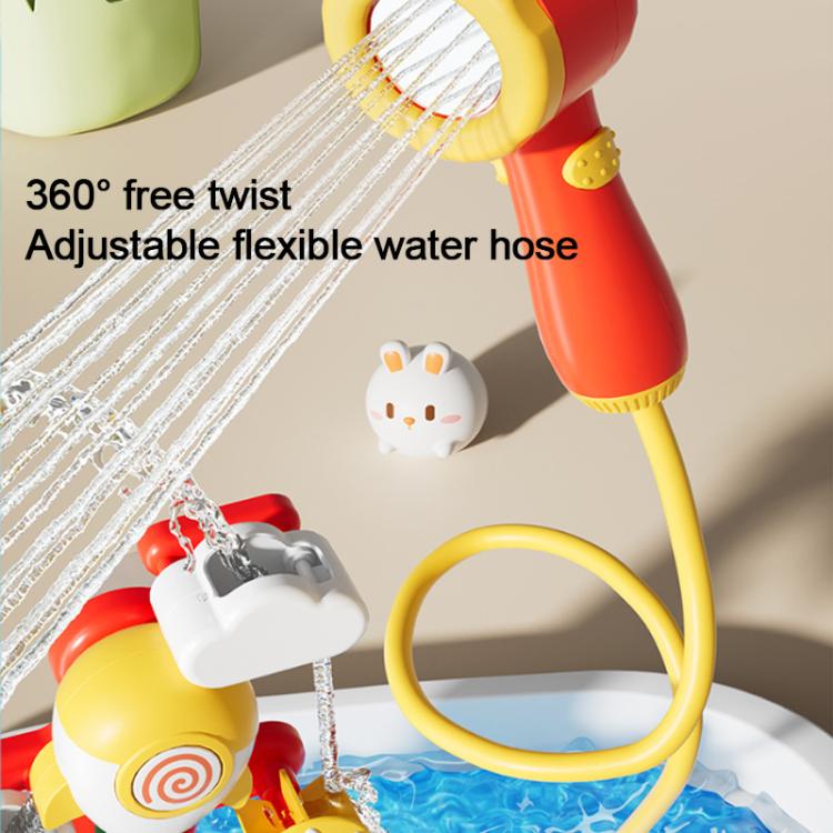Baby Bath Water Play Shower Duck Interactive Toy Set