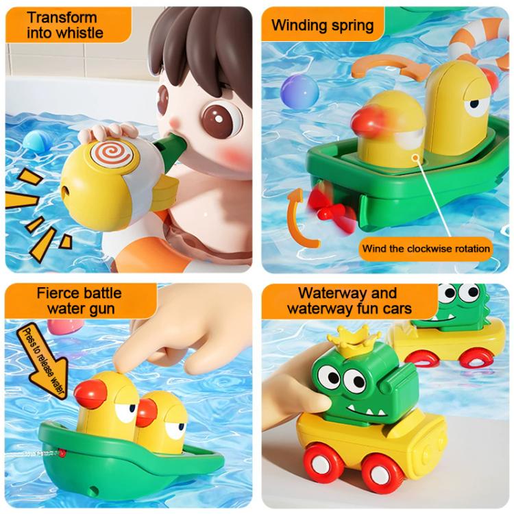 Baby Bath Water Play Shower Duck Interactive Toy Set