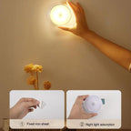 Intelligent Human Body Induction LED Night Light Bedside Lamp No Switch — view 6