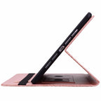 Floral Embossed Pattern Vegan Leather Tablet Case with Sleep/Wake-up — For iPad Pro 11 2024 / 2025