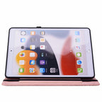Floral Embossed Pattern Vegan Leather Tablet Case with Sleep/Wake-up — For iPad 9.7 inch 2017 2018