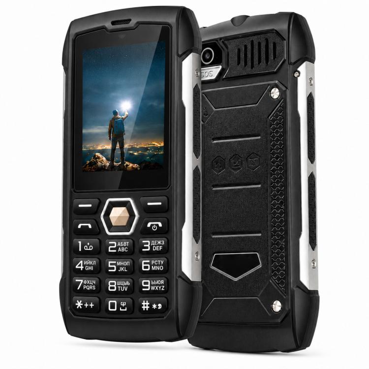 HP288 IP68 Rugged Phone, 2.8 inch, 4000mAh Battery, Network: 2G, BT, FM, SOS, Torch, Russian Keyboard