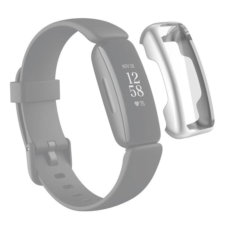 For Fitbit Inspire 2 TPU Electroplating Protective Case Cover