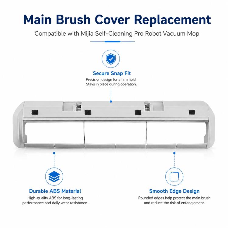 Robot Vacuum Cleaner Replacement Accessories for Xiaomi Mijia Robot Vacuum Mop Pro — Main Brush Cover