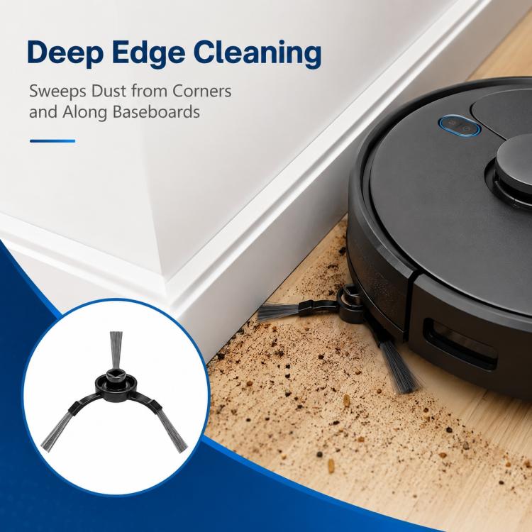 Replacement Accessories for Xiaomi Mijia Robot Vacuum Mop STYTJ02YM / 3C — White Main Brush Cover