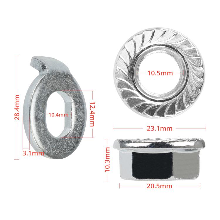 Electric Scooter Front Wheel Motor Screw Washer