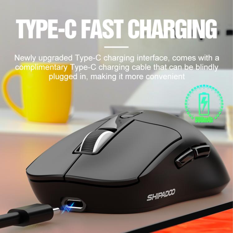 SHIPADOO A7 2.4GHzx Wireless BT Dual-Mode Mouse — view 6