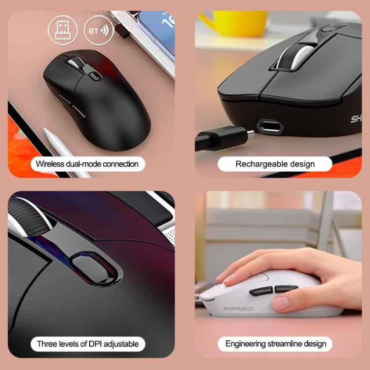 SHIPADOO A7 2.4GHzx Wireless BT Dual-Mode Mouse — view 9
