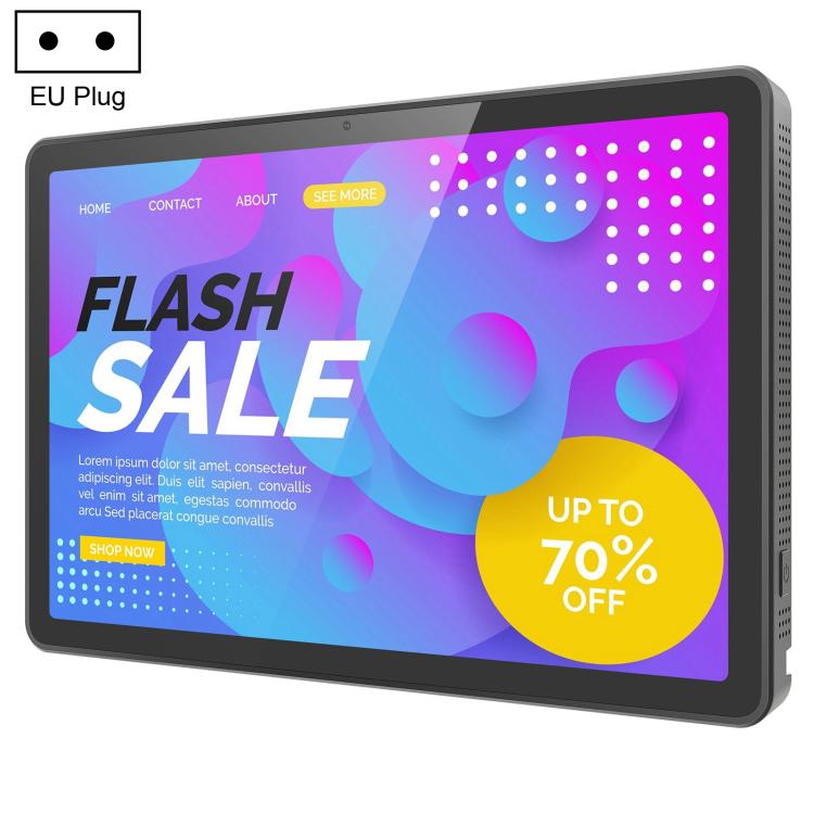 WF1109T 10.95 inch IPS HD Touch Screen Digital Signage, 4GB+64GB, Android 14 RK3576S Quad Core — US Plug