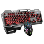 SHIPADOO GT700 Illuminated Wired Gaming Keyboard and 6D 4800DPI Mouse Set, Tri-color Backlight Version, GT700, Tri-color Backlight Version — GT700, Tri-color Backlight Version