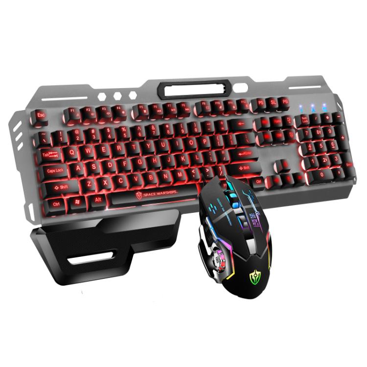 SHIPADOO GT700 Illuminated Wired Gaming Keyboard and 6D 4800DPI Mouse Set, Tri-color Backlight Version, GT700, Tri-color Backlight Version — GT700, Tri-color Backlight Version