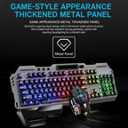 SHIPADOO GT700 Illuminated Wired Gaming Keyboard and 6D 4800DPI Mouse Set, Tri-color Backlight Version, GT700, Tri-color Backlight Version — view 9