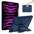 Tri-fold Pivot Holder Flip Vegan Leather Tablet Case with Pen Slot