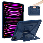 Tri-fold Pivot Holder Flip Vegan Leather Tablet Case with Pen Slot