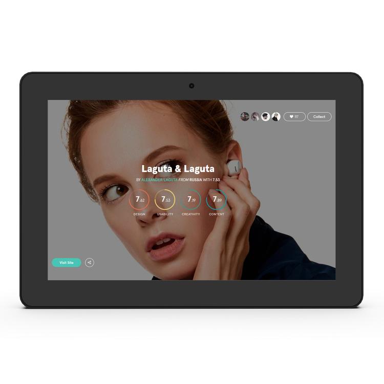 WF1036T 10.1 inch HD Touch Screen Digital Signage, 2GB+16GB, Android 11 RK3566 Quad Core