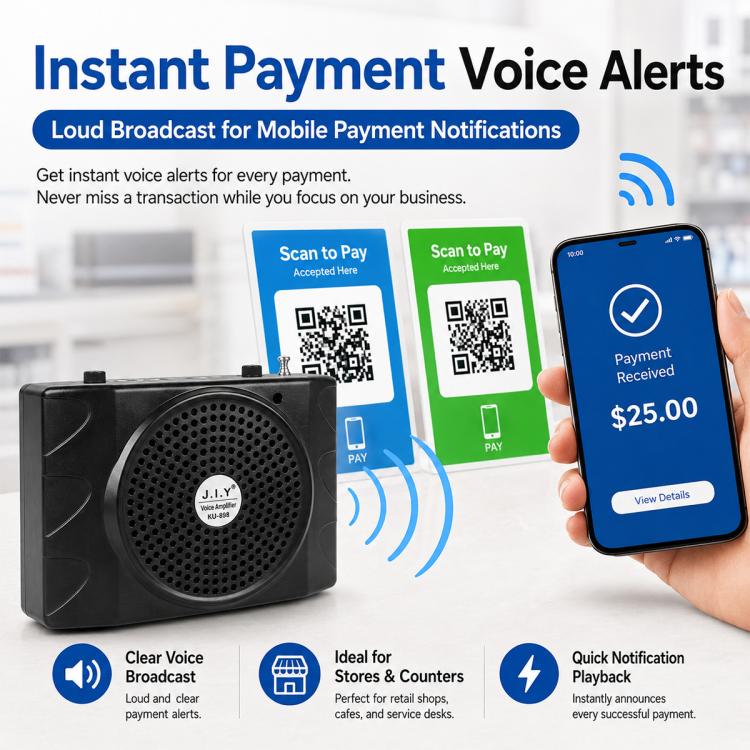 KU-898 Bluetooth Portable Microphone Teaching Voice Amplifier