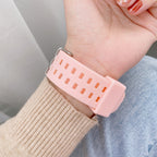 For Fitbit Versa 3 3D Silicone Integrated Replacement Strap Watchband — view 7