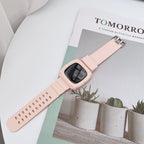 For Fitbit Versa 3 3D Silicone Integrated Replacement Strap Watchband — view 9