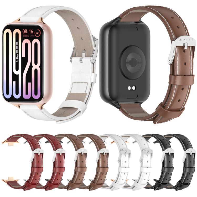 MIJOBS Top Grain Cowhide Watch Band