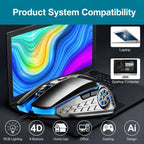 SHIPADOO G5 4D 2400DPI Gaming Mechanical USB Wired Mouse