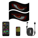 Demon Eye Car Ultra-Thin Waterproof LED Flexible Matrix Display Screen 2pcs