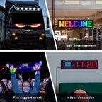 Demon Eye Car Ultra-Thin Waterproof LED Flexible Matrix Display Screen 2pcs
