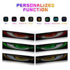 Demon Eye Car Ultra-Thin Waterproof LED Flexible Matrix Display Screen 2pcs