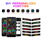 Demon Eye Car Ultra-Thin Waterproof LED Flexible Matrix Display Screen 2pcs
