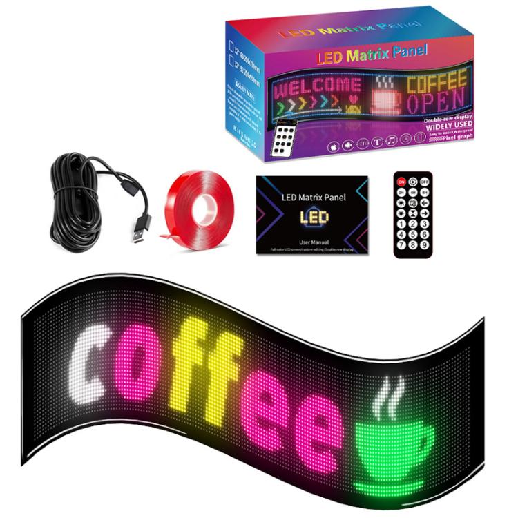 Double Row Ultra-Thin Waterproof LED Flexible Advertising Matrix Display Screen — view 15