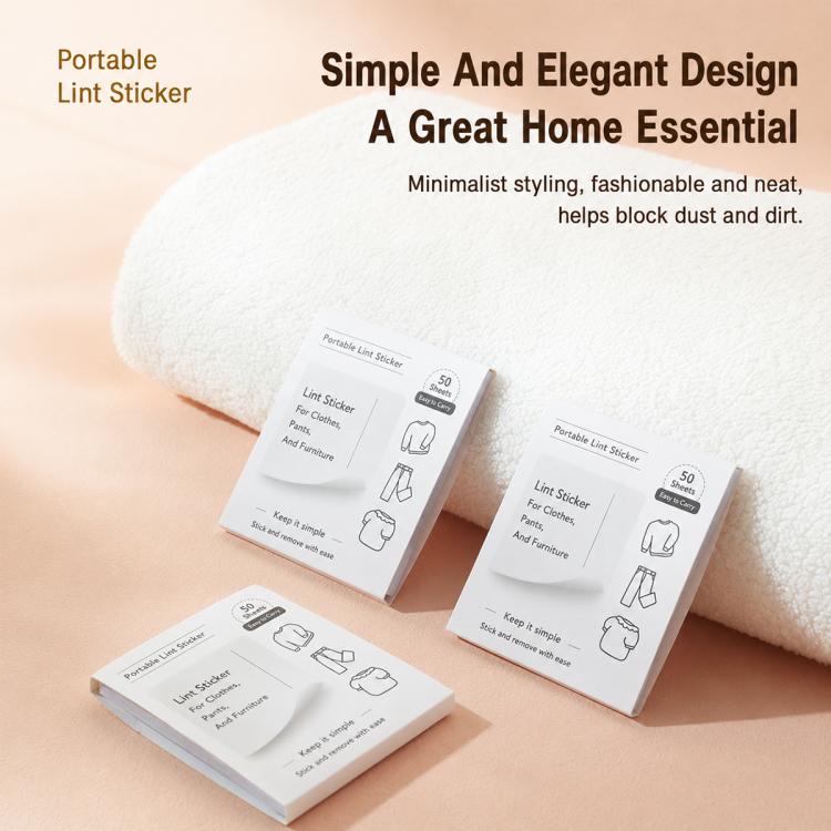 Portable Mini Pocket Disposable Lint Remover Stickers