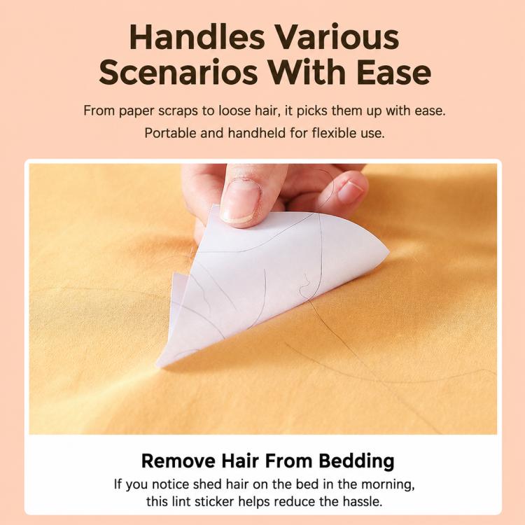 Portable Mini Pocket Disposable Lint Remover Stickers