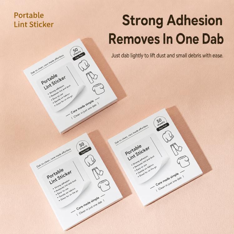 Portable Mini Pocket Disposable Lint Remover Stickers
