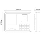Yesido KM30 2.8 inch Screen Face Fingerprint Recognition Attendance Machine