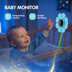 V1 Flower Shaped 4MP Baby Monitor Care Camera