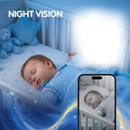 V1 Flower Shaped 4MP Baby Monitor Care Camera