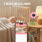 V1 Flower Shaped 4MP Baby Monitor Care Camera