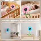 V1 Flower Shaped 4MP Baby Monitor Care Camera
