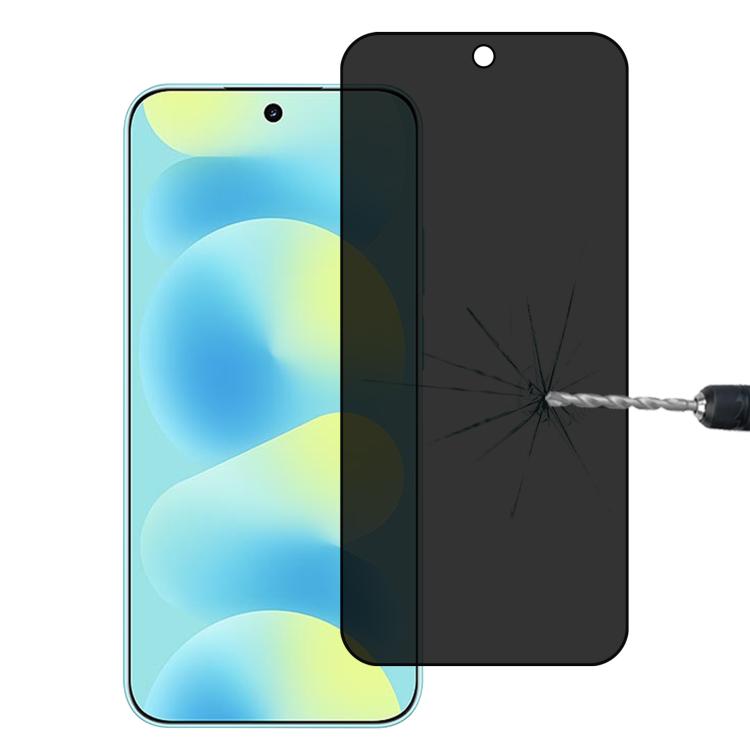 Full Cover Anti-spy Silk Screen Tempered Glass Film