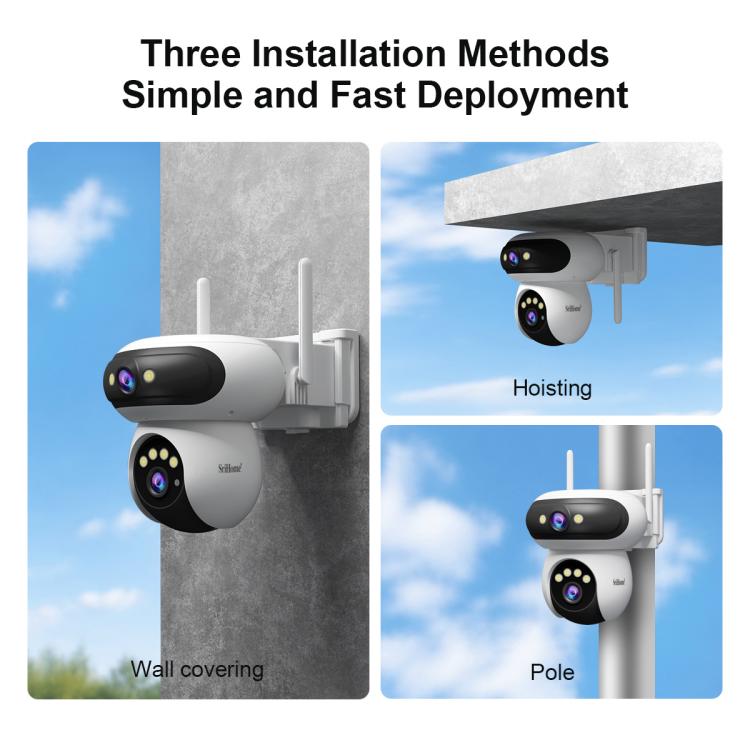Srihome SH062 8MP Binocular Outdoor Auto-Tracking Wireless WiFi Security Camera — view 17