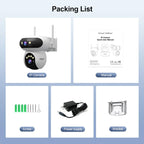 Srihome SH062 8MP Binocular Outdoor Auto-Tracking Wireless WiFi Security Camera — view 19