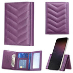 BFK36 Magnetic V-shaped Mobile Phone Holder RFID Card Slots — view 8